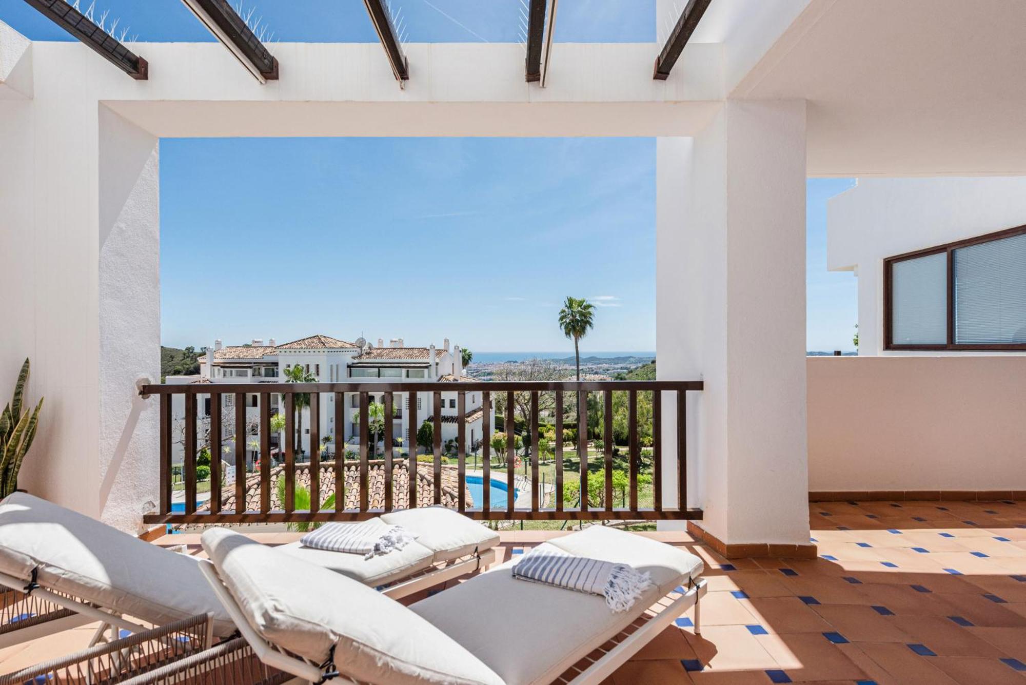 Incredible Apartment With Sea Views And Balcony Mijas Exterior photo